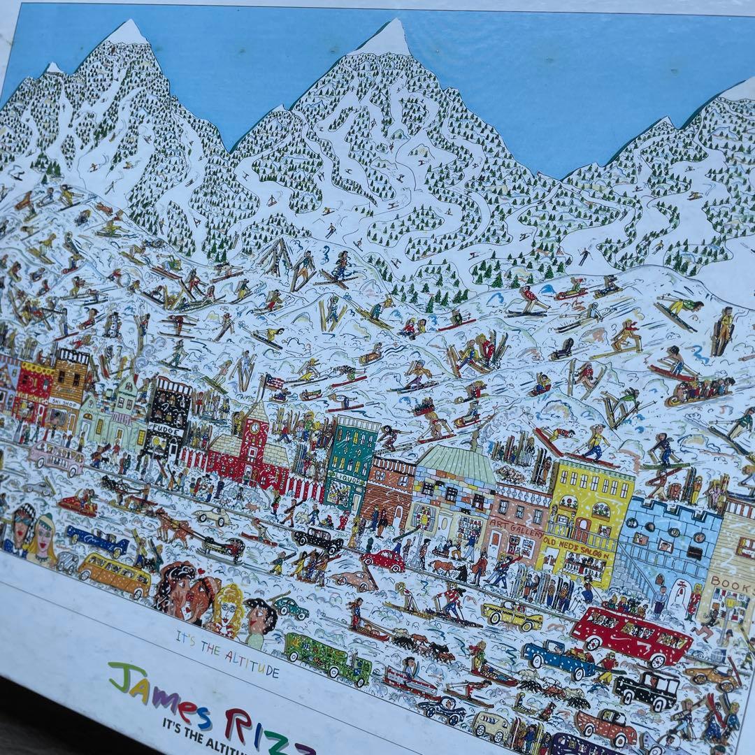 ジグソーパズル ジェイムス・リッツィ スキーツアーズ 808P 未開封
