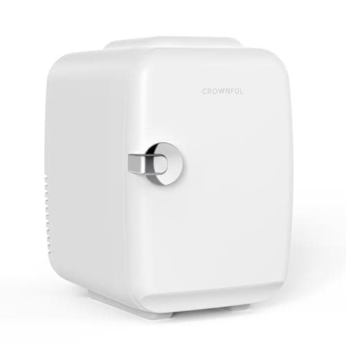 CROWNFUL 小型冷蔵庫 4L 冷温庫 【保冷・保温】 ミニ冷蔵庫 ポータb