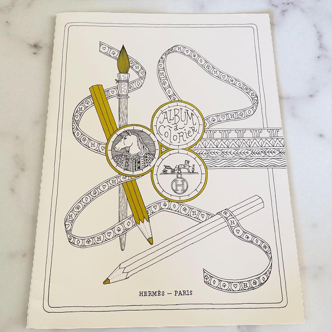 エルメス ぬりえ 塗絵 塗り絵 大人の塗り絵 コロリアージュ - メルカリ
