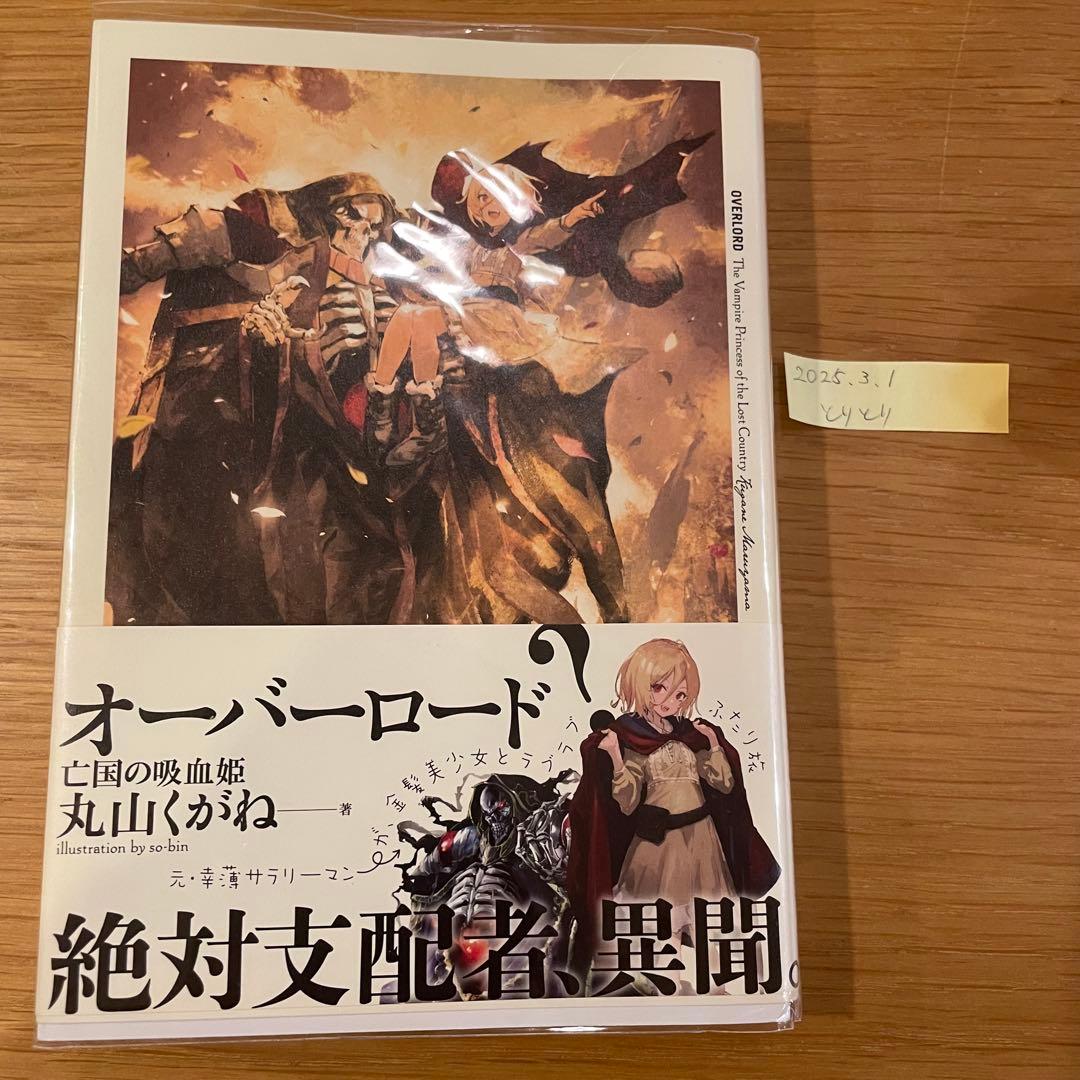 亡国の吸血姫 本物 オーバーロード 特典小説 帯あり 亡国の吸血鬼