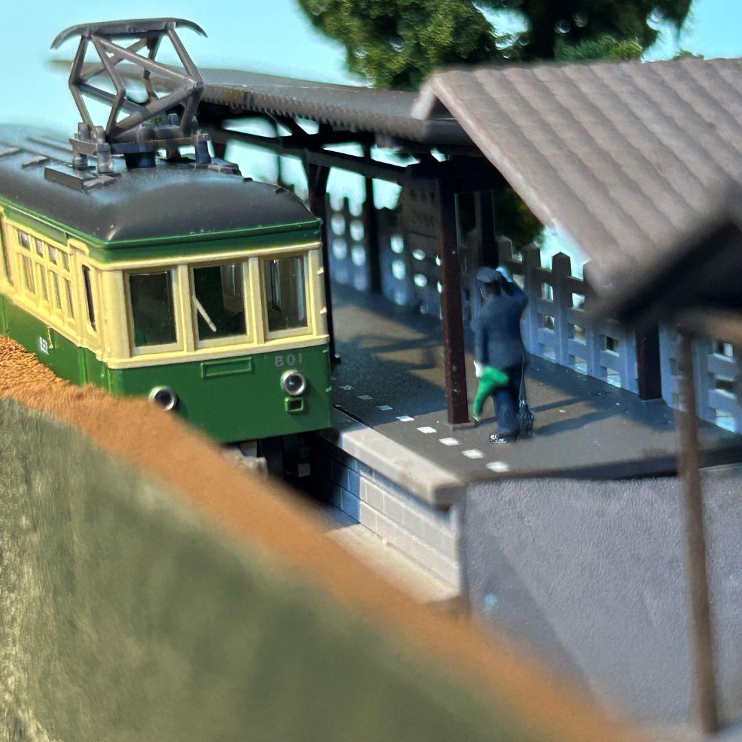 江ノ電 江の島 極楽寺駅 鉄道ジオラマ Nゲージ 展示台 - メルカリ
