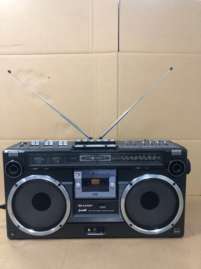 SHARP ラジカセ GF-303SB ジャンク扱い