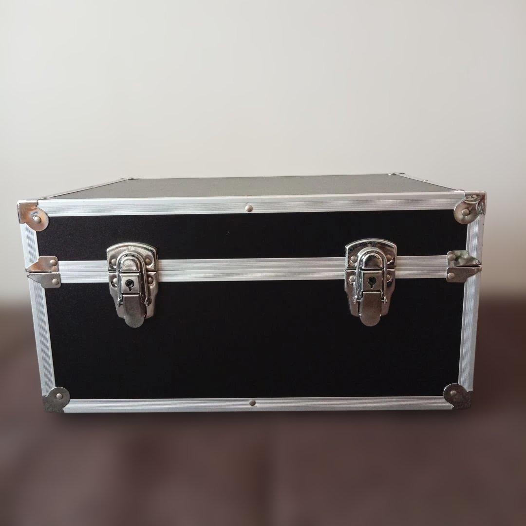 7インチ レコード ボックス ジェラルミンケース 黒 ハード - メルカリ