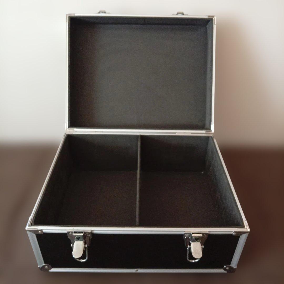 7インチ レコード ボックス ジェラルミンケース 黒 ハード - メルカリ