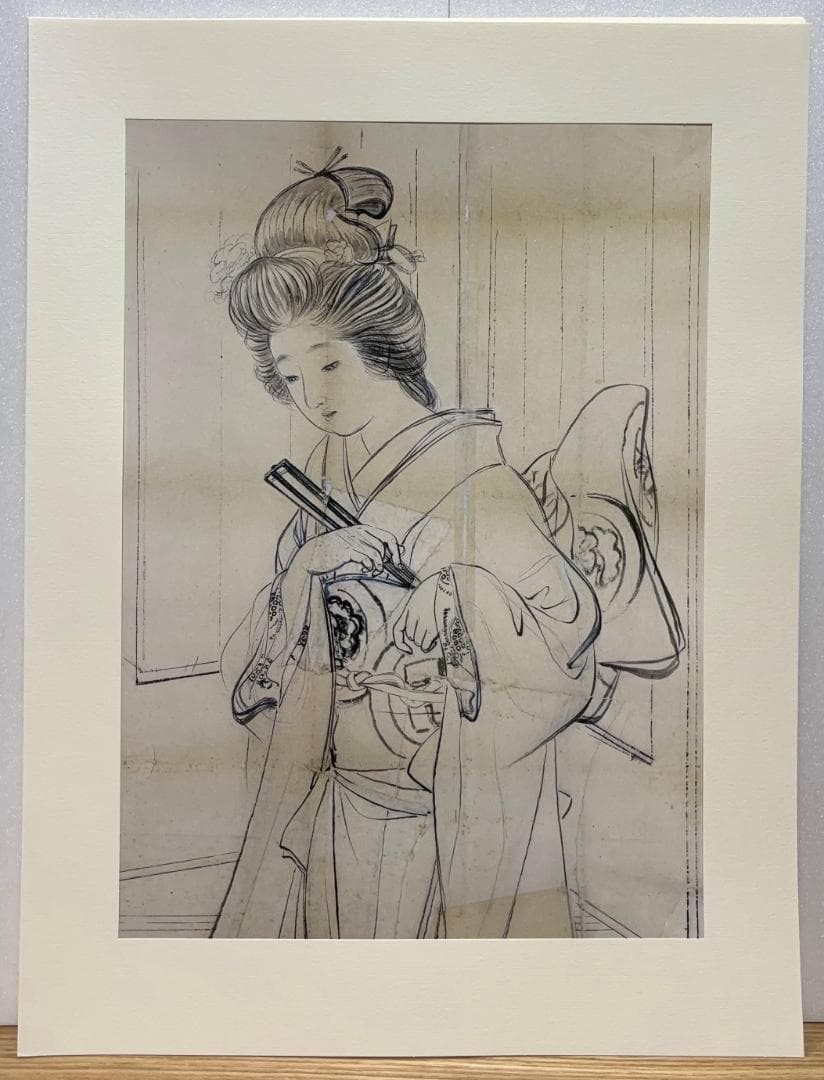 上村松園 「 佳人有情 」 平成五年三月十日 一版一刷 本・雑誌・漫画