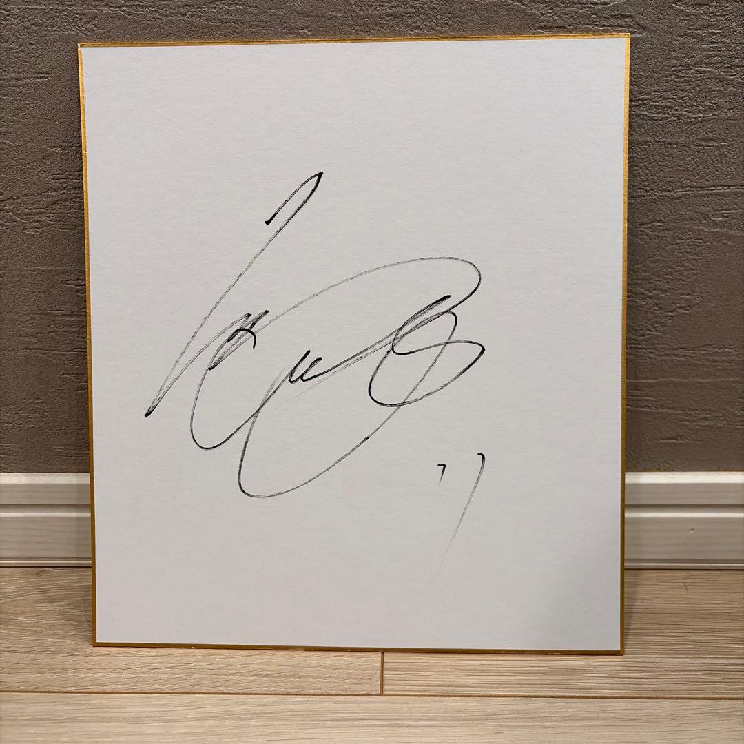 大谷翔平 ＆ ダルビッシュ有 サイン色紙セット - メルカリ