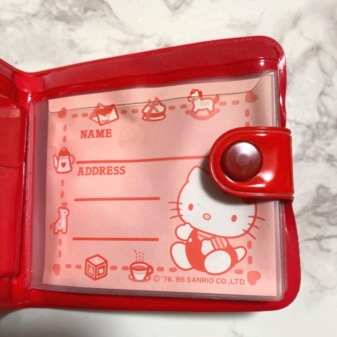 新品未使用】ハローキティ 住所録 平成レトロ レア ビニールウォレット