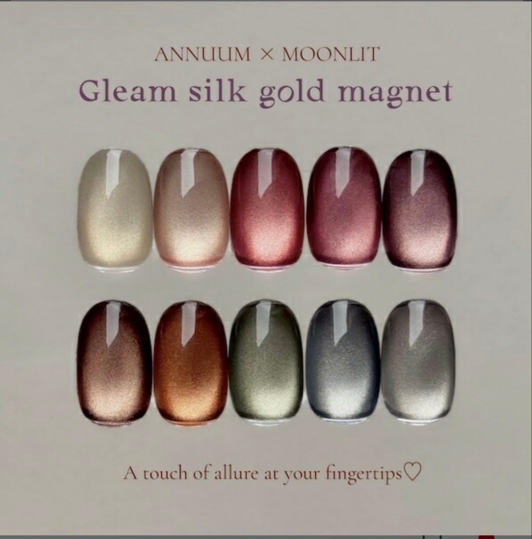 ANNUUM×MOONLIT Gleam silk gold magnet ANNUUM×MOONLIT】Gleam silk magnet gold SM21-30(ニードルブラシ付き