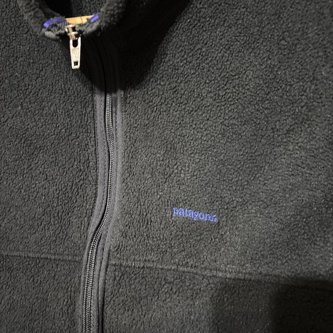 patagonia シンチラ フリース ベスト 黒 L 90s USA製 - メルカリ