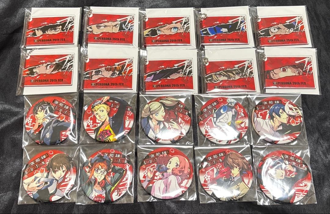 ペルソナ5 アクキー 缶バッジ ランダム缶バッジ（全10種）