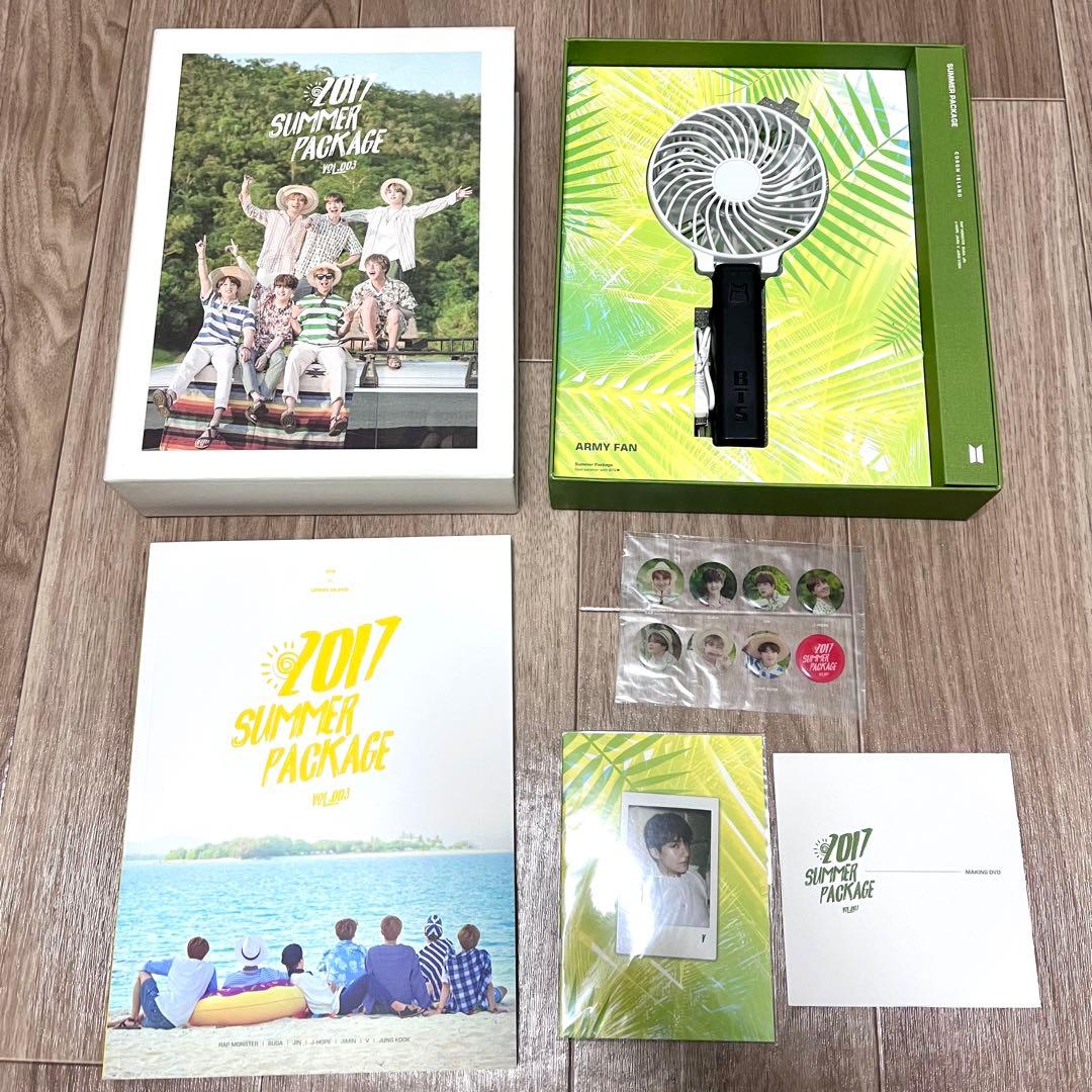 BTS サマパケ 2017 扇風機 ハンディファン トレカ BTS サマパケ 2017 summer package 防弾少年団ハンディファン フォト