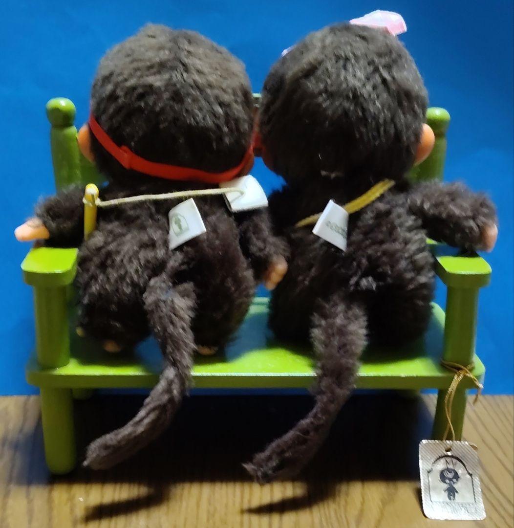 希少品 ビンテージ マイチッチ 当時物 ベンチ ふた子のモンチッチ