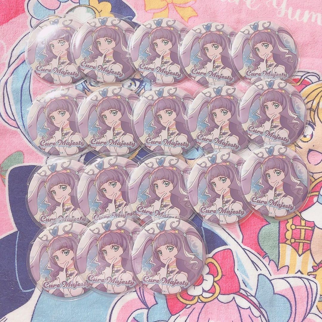 キュアマジェスティ プリキュア展 缶バッジ 18点セット 全プリキュア展 ランダム缶バッジ キュアマジェスティ - メルカリ