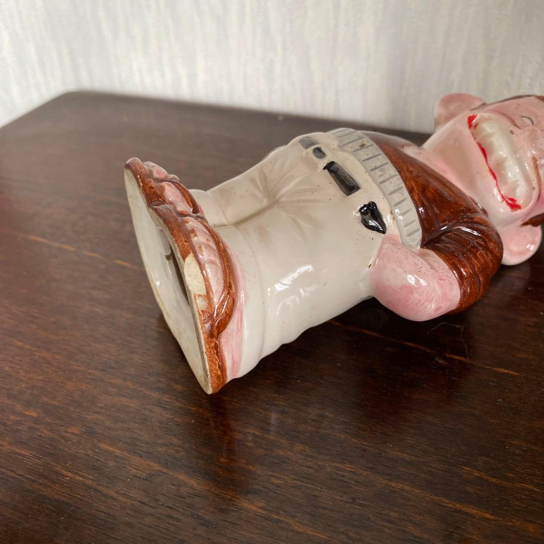 じゃりン子チエ テツ 貯金箱 陶器 当時物 希少 フィギュア 昭和 レトロ