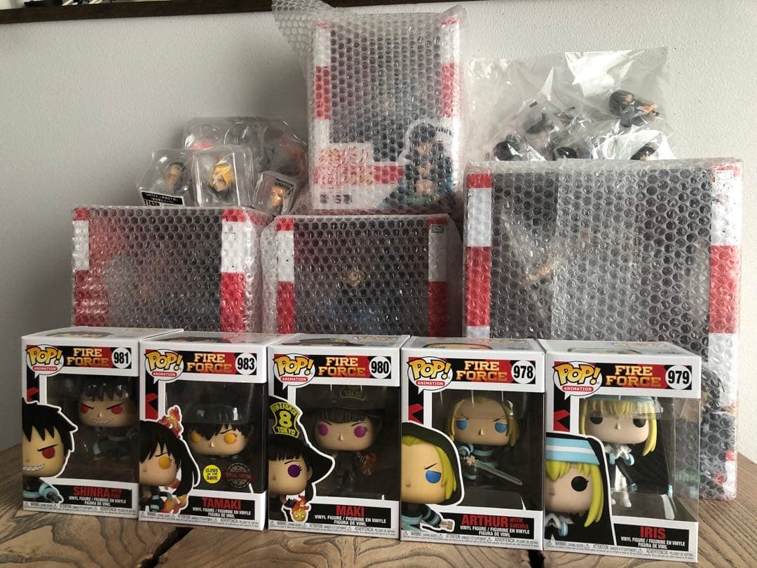 新品未開封バラ売り不可 炎炎ノ消防隊 フィギュア ガチャポン FunkoPOP! TVアニメ 『炎炎ノ消防隊』からハイクオリティなデフォルメフィギュア