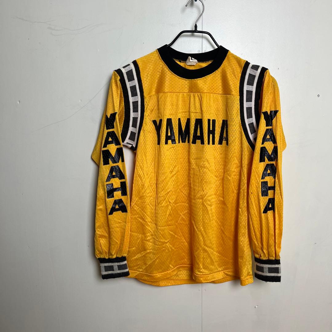 当時物70sビンテージ◾️YAMAHA モトクロスジャージ VMX バイク シャツ