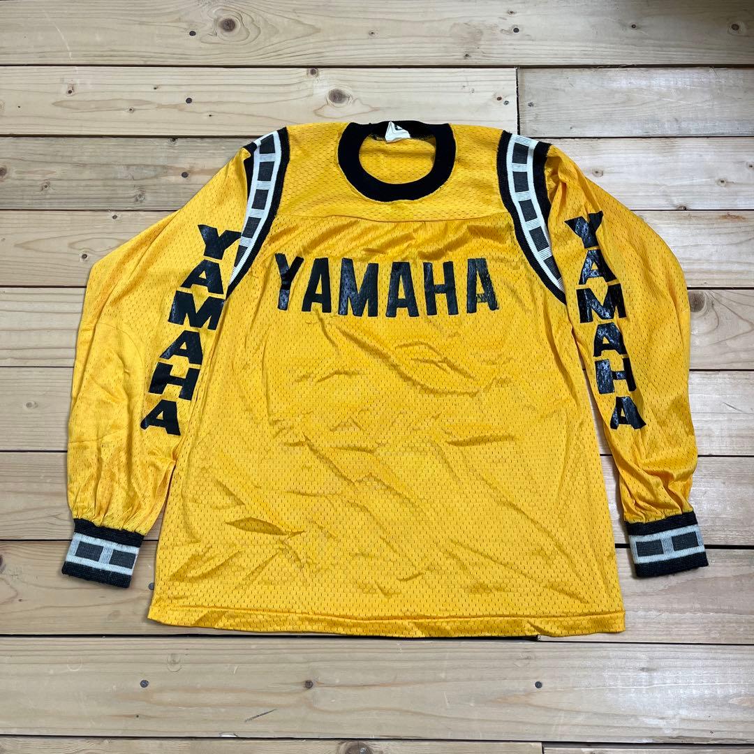 当時物70sビンテージ◾️YAMAHA モトクロスジャージ VMX バイク シャツ