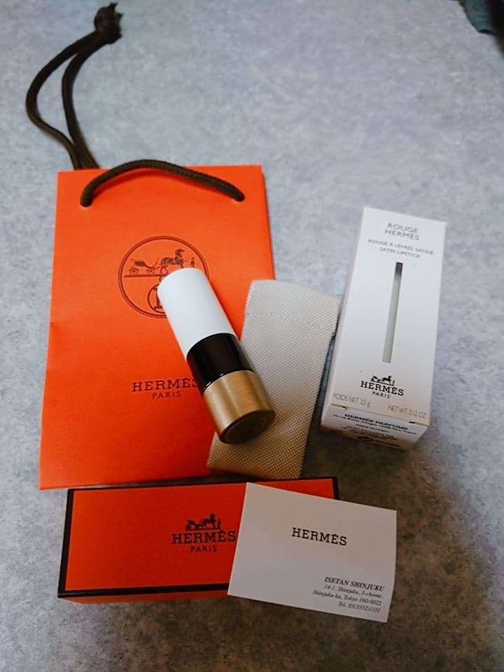 口紅 ROUGE HERMES ORANGE BOITE 33 SATINE ルージュ エルメス ルージュ ア レーヴル サティネ 33 オランジュ