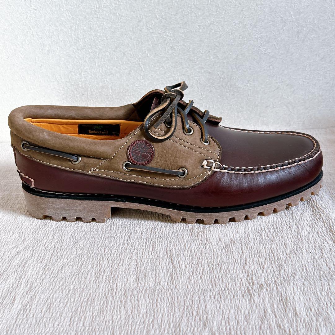 ✨未使用級✨ 【Timberland】 デッキシューズ 3eye バーガンディ