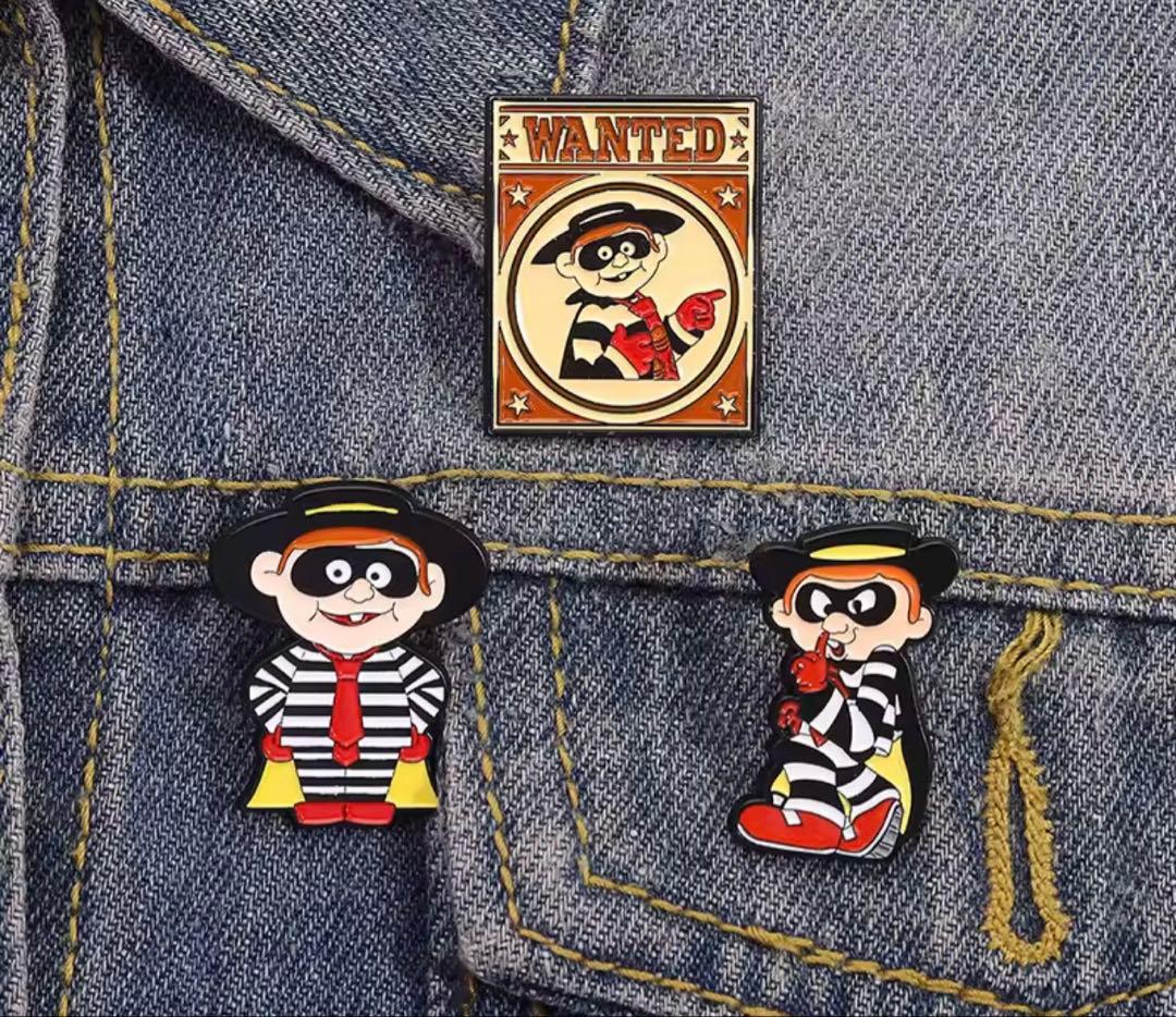 新品】マクドナルド ハンバーグラー ピンバッジ 3点セット - メルカリ