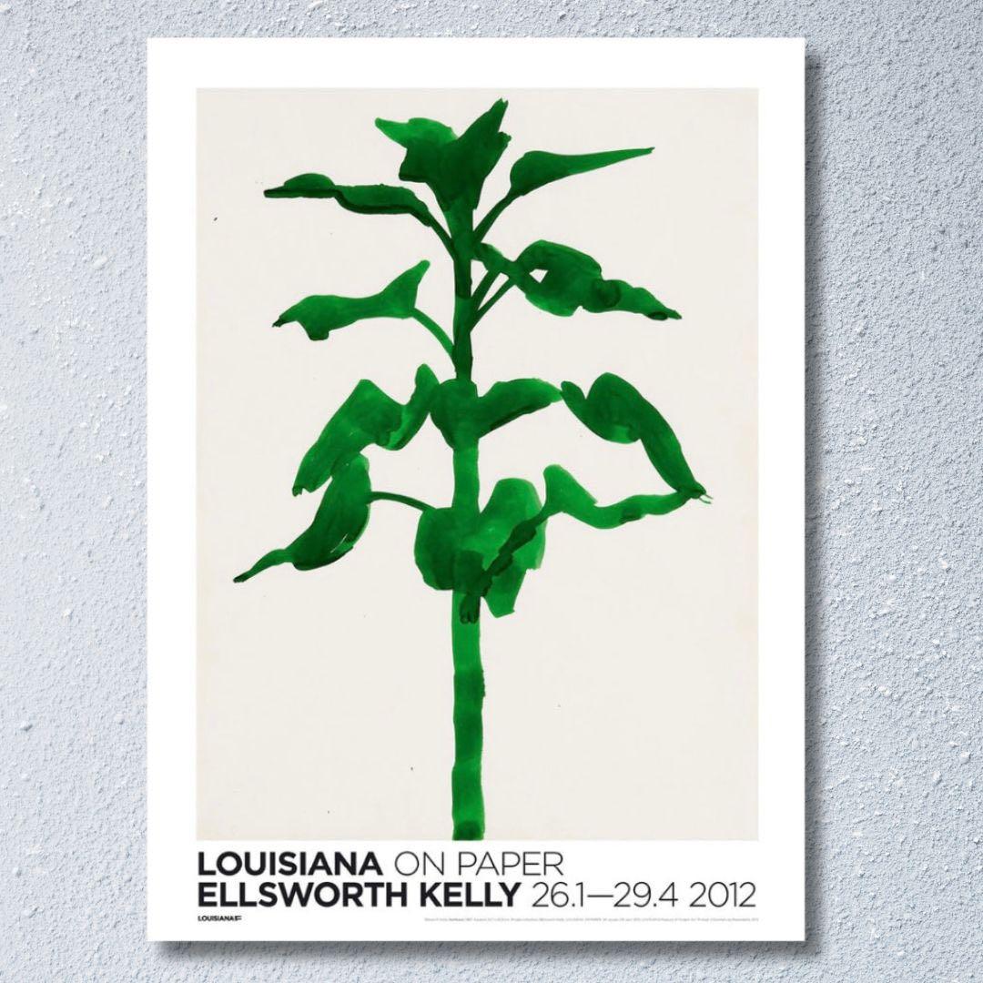 Ellsworth Kelly Sunflower (1957) Poster Ellsworth Kelly - Sunflower - Louisiana Poster