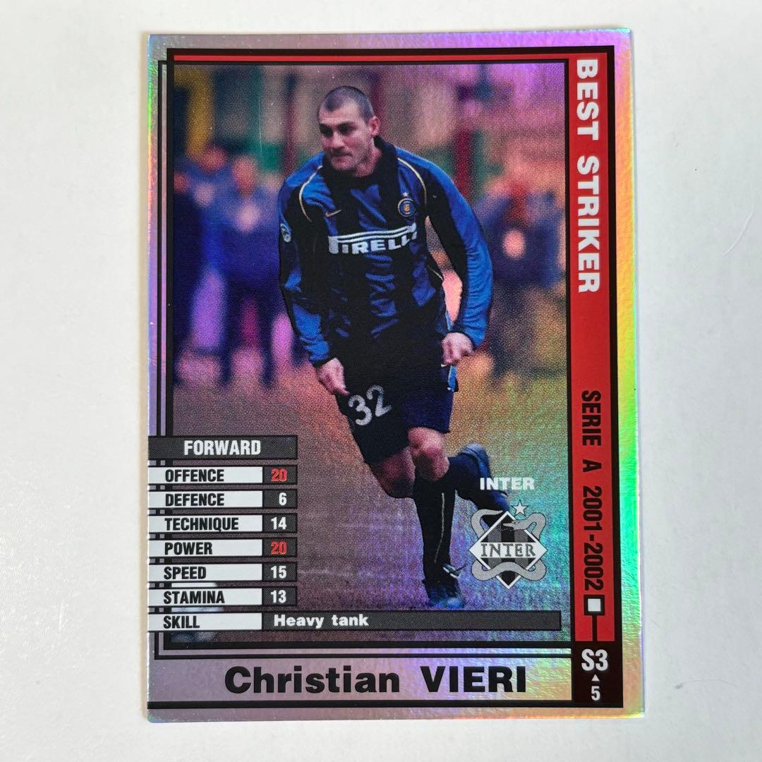 WCCF 2001-2002 BS 3/5 クリスティアン・ヴィエリ - メルカリ