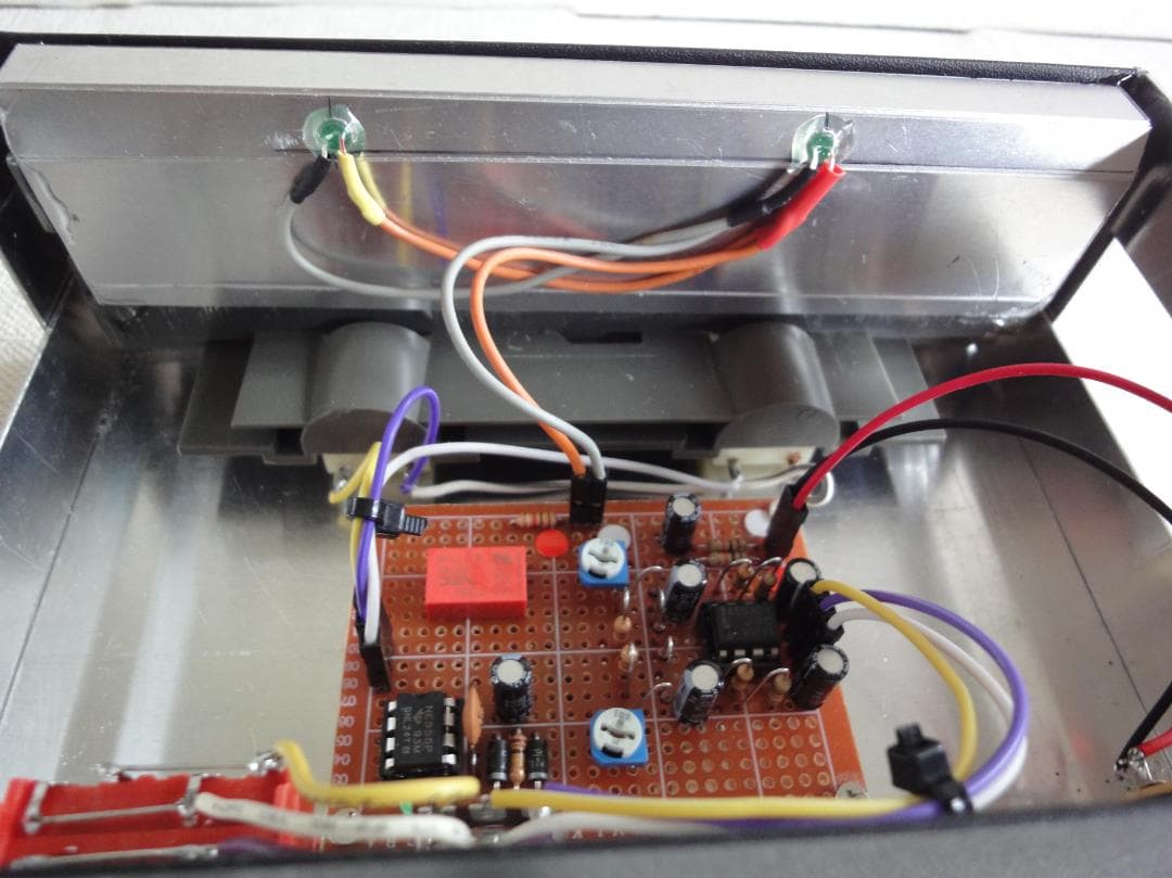自作ステレオVUメーター211号機（LR一体型中型）
