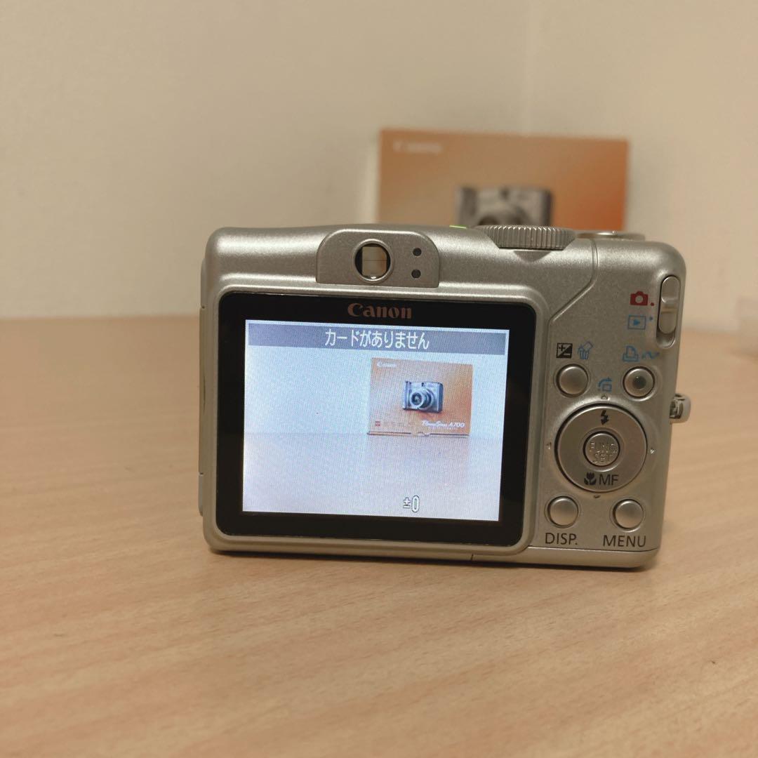 動作確認済 Canon キヤノン PowerShot A700 外箱付 デジカメ - メルカリ