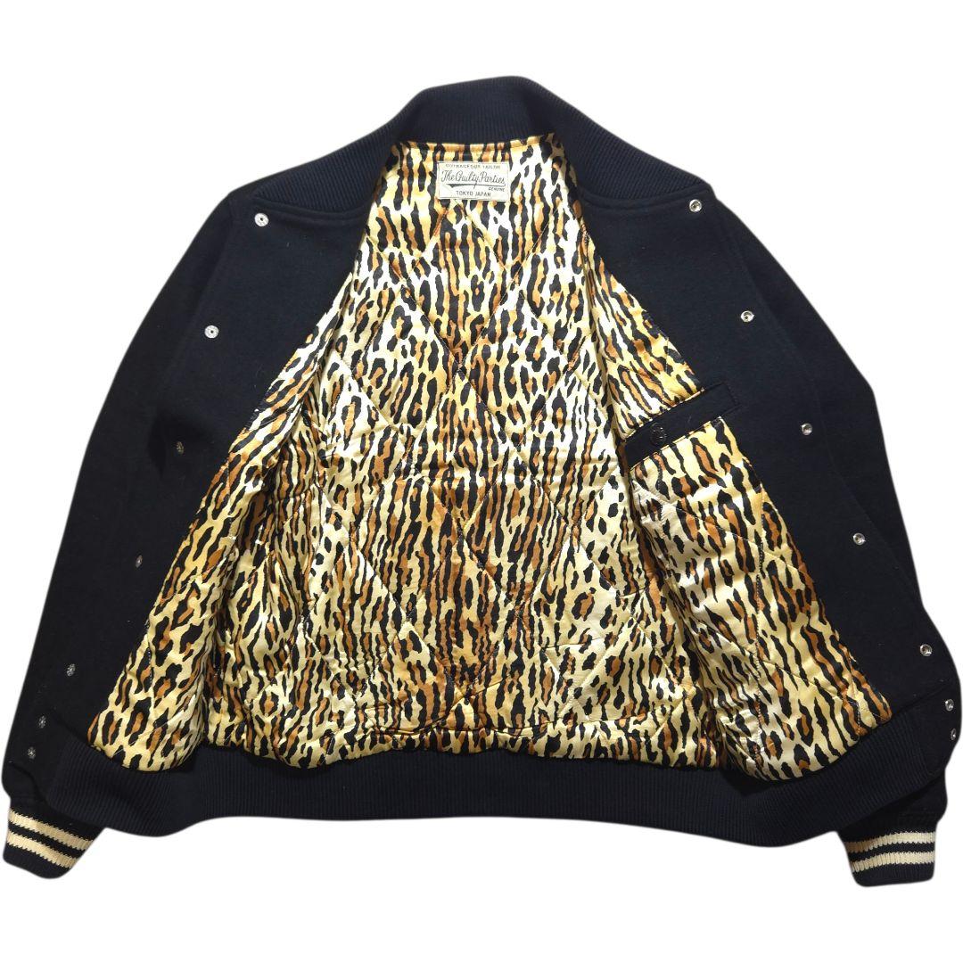 WACKO MARIA 内レオパード総柄スタジャン ワコマリア ブラック - メルカリ