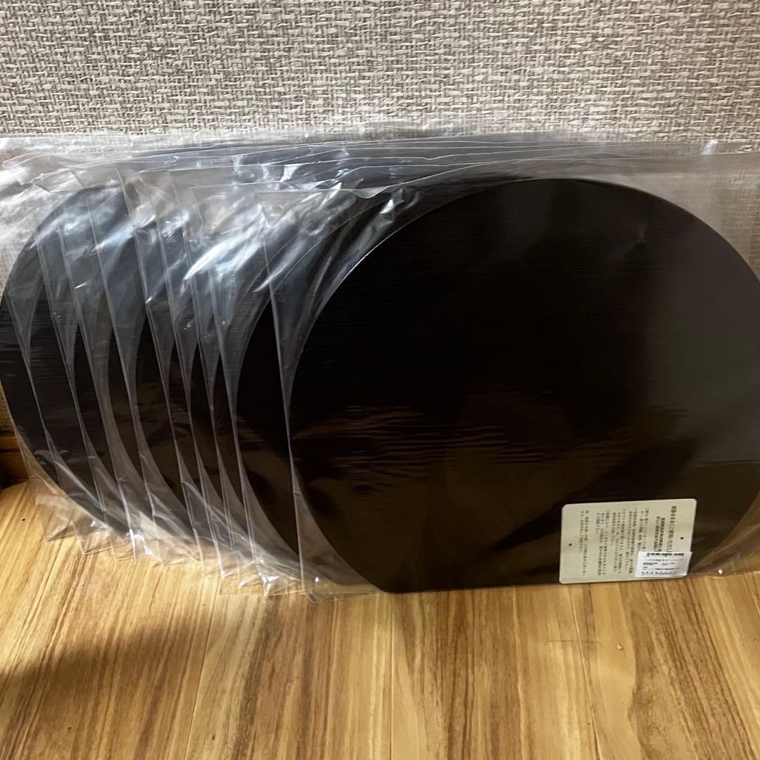 越前漆器 ヘギ目 両面半月ランチョンマット 天然木 10枚 半月ランチョンマット ヘギ目 両面 / 退職祝い 定年 ランチョンマット