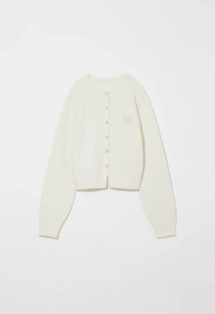 eaphi COMPACT LOGO KNIT CARDIGAN - メルカリ