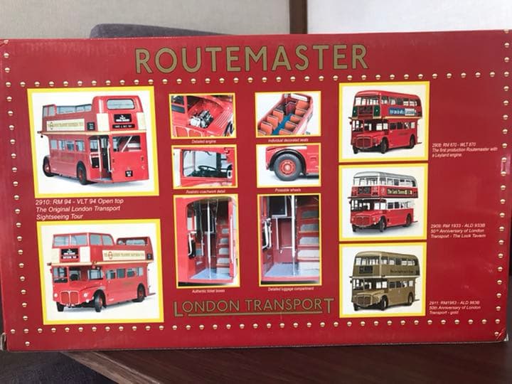 展示品美品 絶版1/24 サンスター製ロンドンバスオープンデッキ