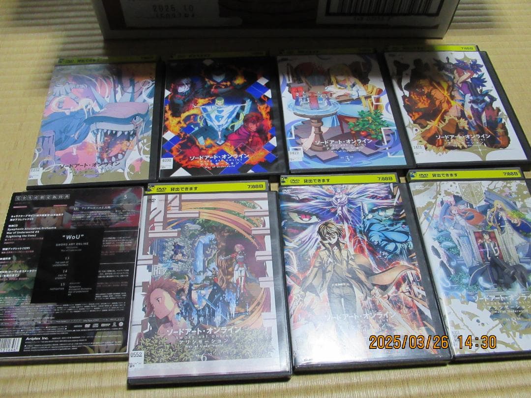 ソ－ドア－トオンライン　DVD 33本セット　　レンタル落ち