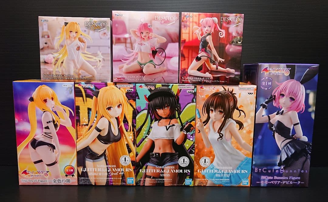 ToLOVEる ダークネス 美少女 ヤミ モモ ララ 他 フィギュア ８体セット ToLOVEる ダークネス 美少女 ヤミ モモ ララ 他 フィギュア 8体セット