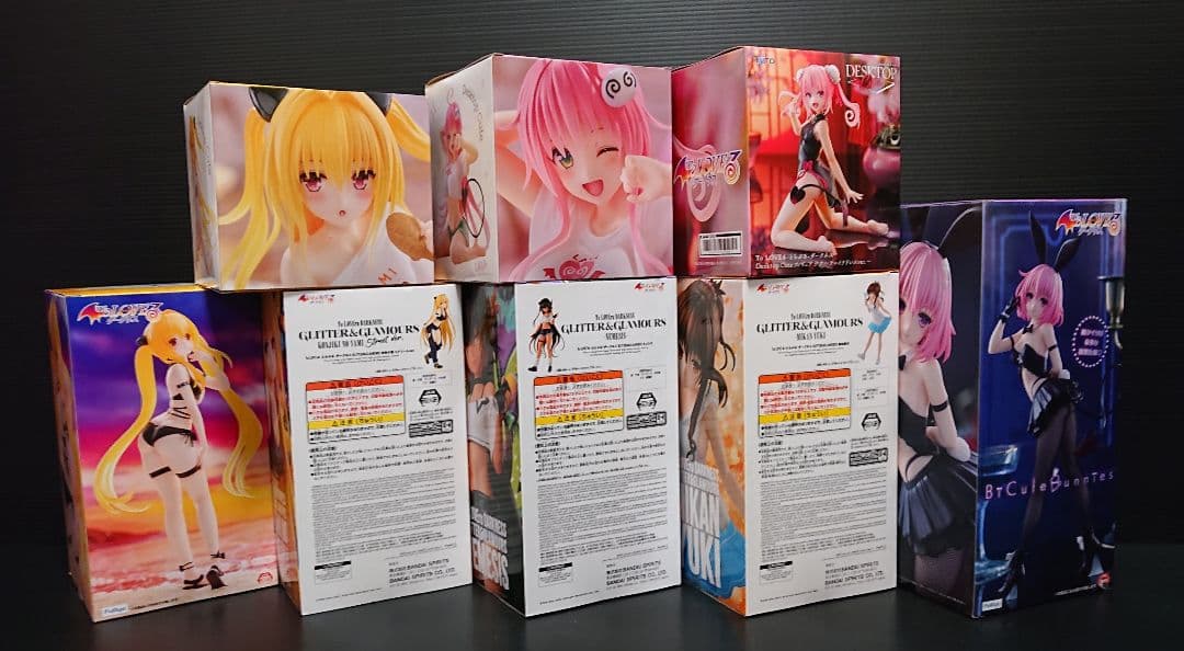 ToLOVEる ダークネス 美少女 ヤミ モモ ララ 他 フィギュア 8体セット