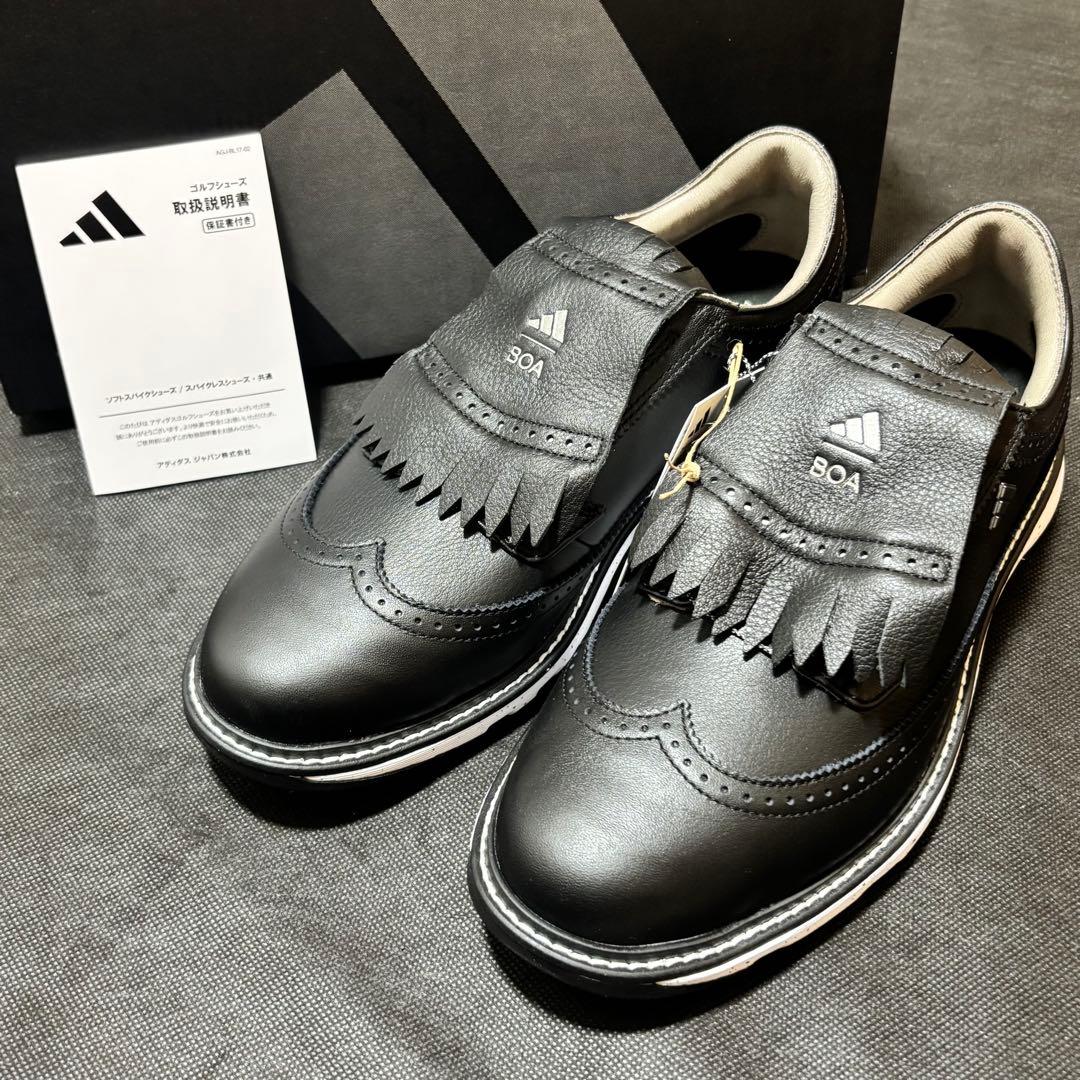 26.5cm adidas Golf MC87 ボア ゴルフシューズ ブラック