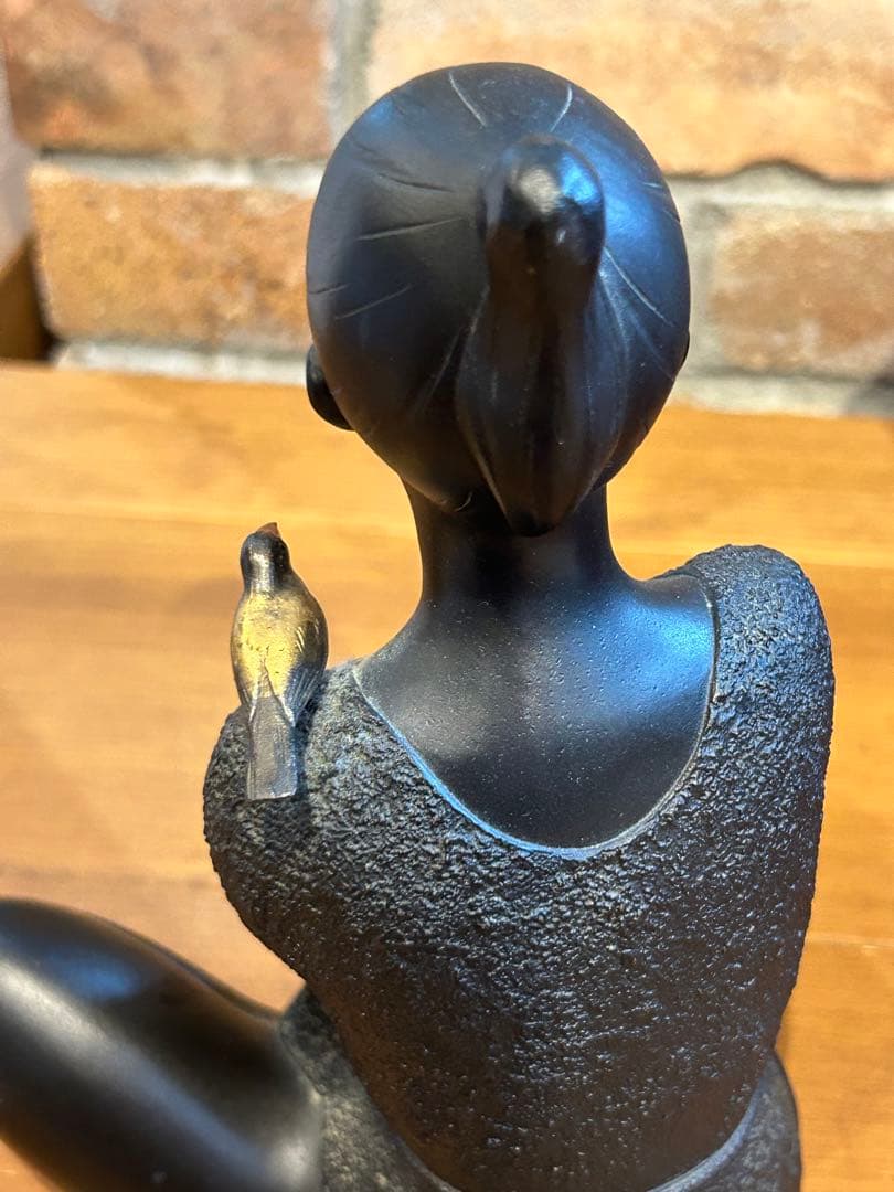 金工師 板保次作 銅製 「おすまし」 ブロンズ像 - メルカリ