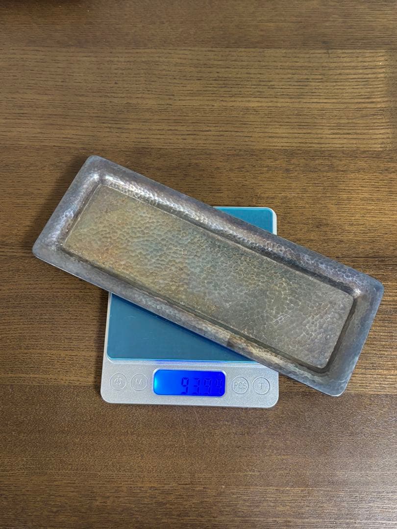 純銀 silver 宮本製 刻印 ペン皿 プレート - メルカリ