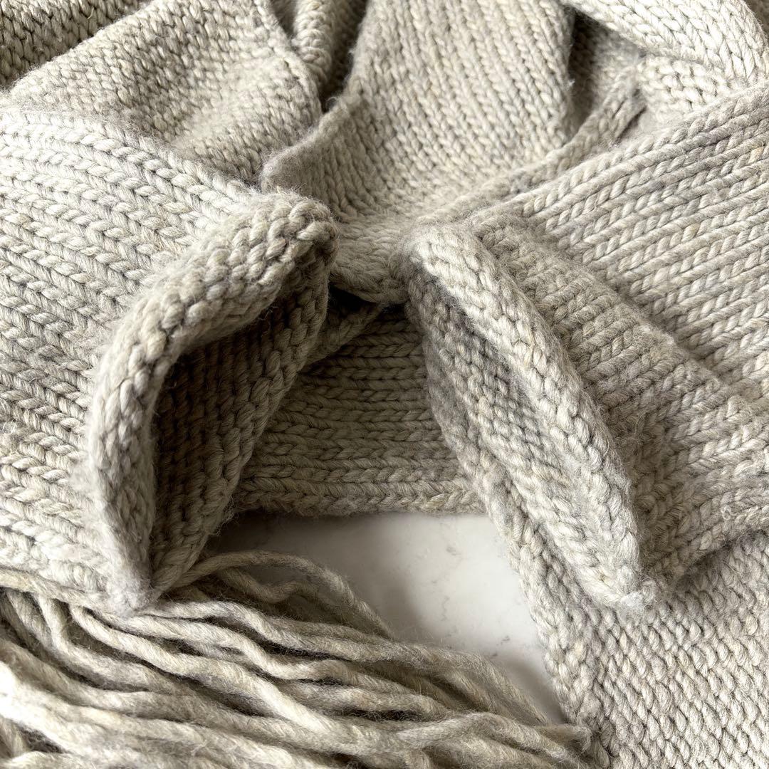 ワイズ Y's レッドレーベル ウールリネン 変形 ニットカーディガン