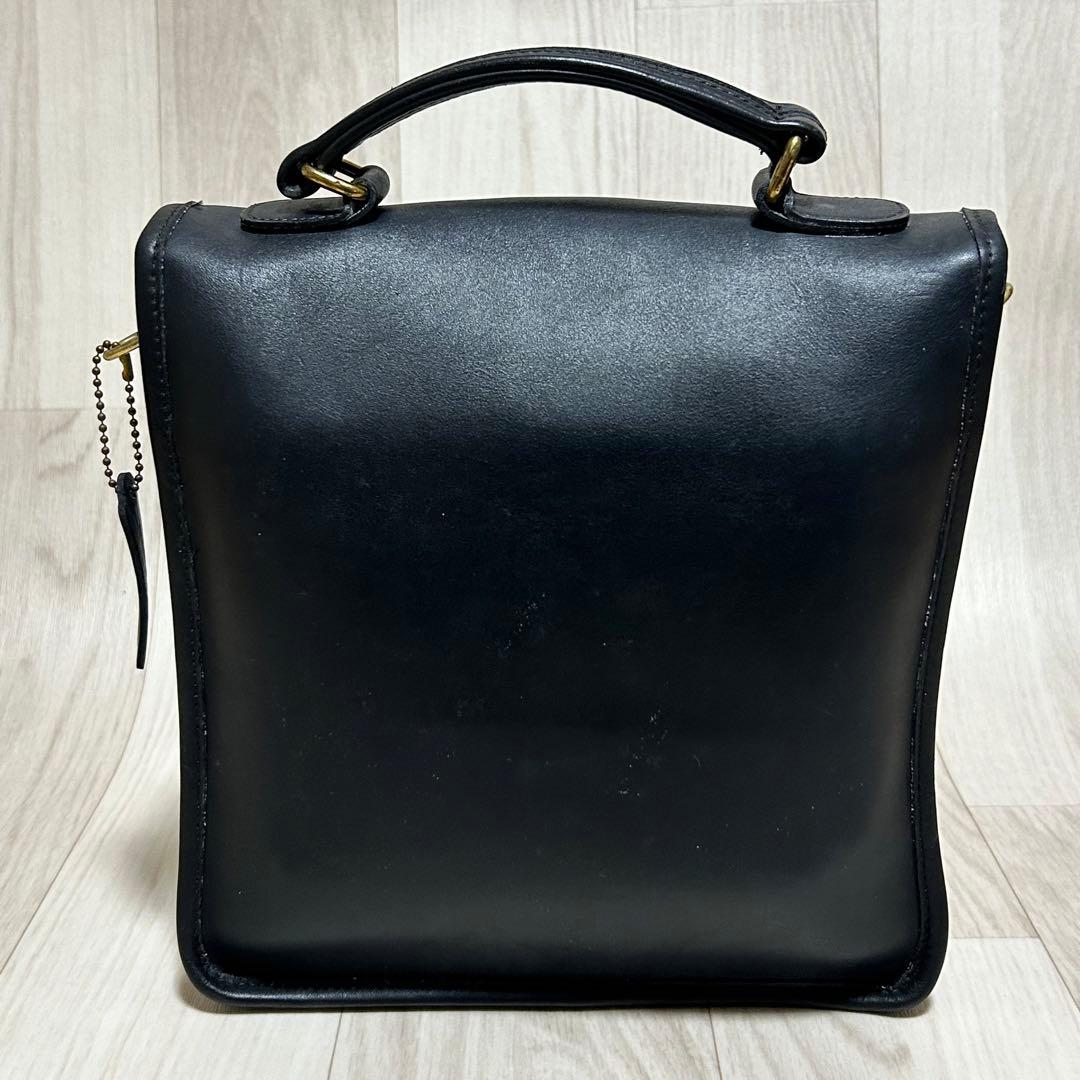 オールドコーチ COACH 5130 ターンロック ブラック レザー - メルカリ