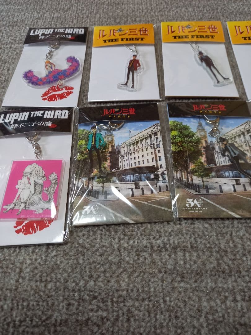ルパン三世 レア！アクリルキーホルダーセット - メルカリ