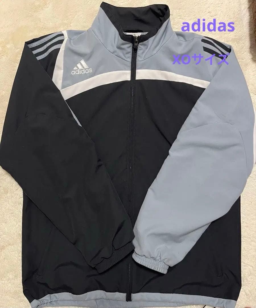 希少XO 】00s adidas ナイロンジャケット Y2K 刺繍2007年製 - メルカリ