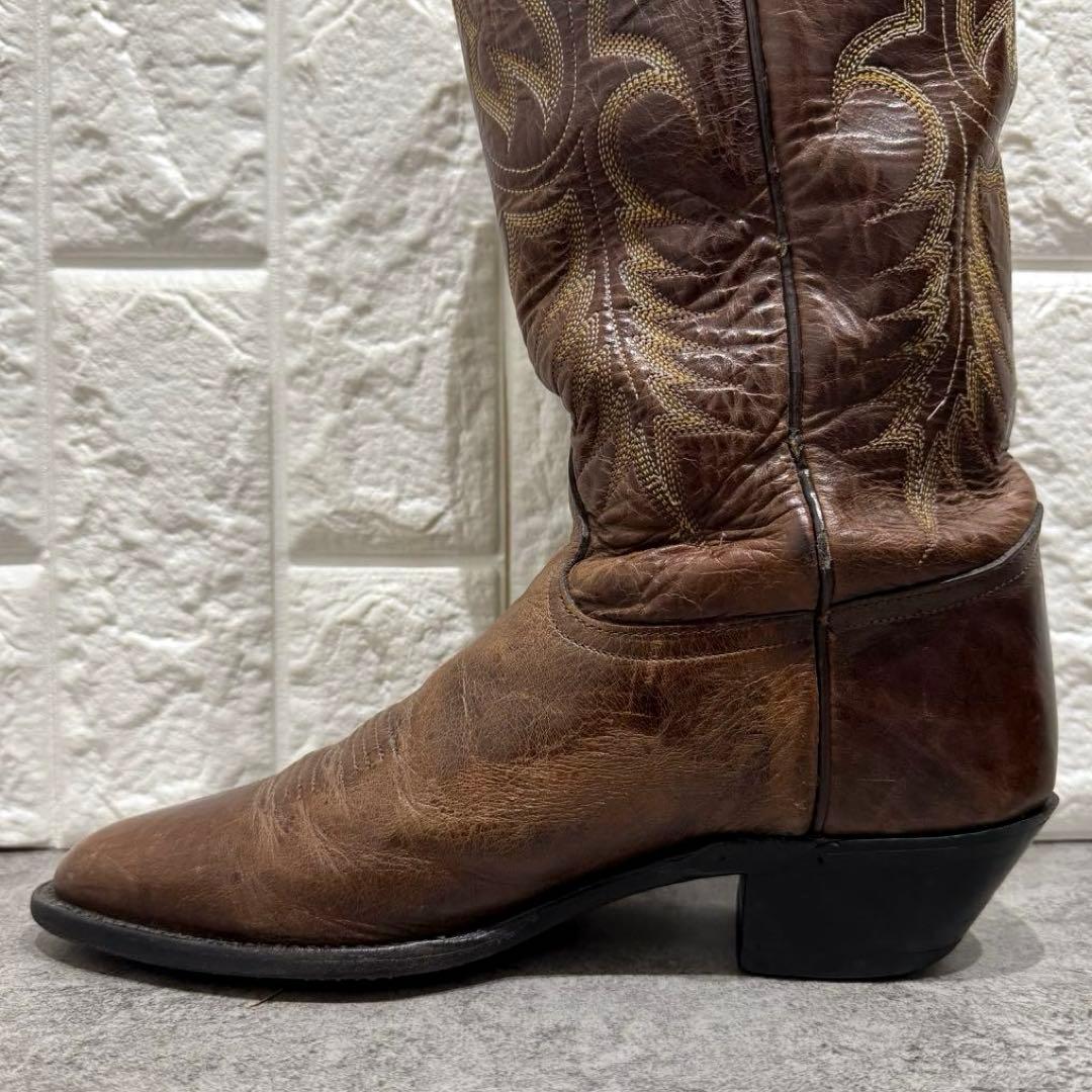 大人気】Tony Lama 25cm ウエスタンブーツ トライバル ステッチ