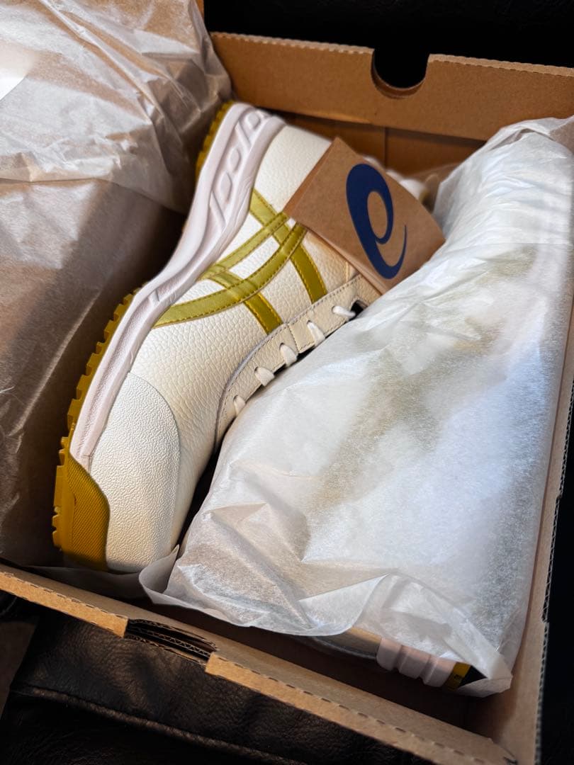 ASICS WINJOB 71S ホワイト/ゴールド 26.5cm