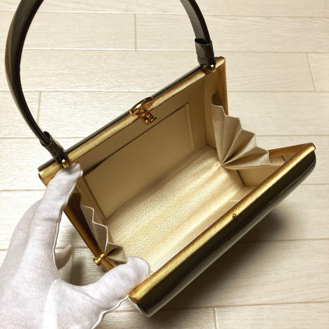 《箱付き》伊と忠　高級　草履バッグセット　螺鈿細工