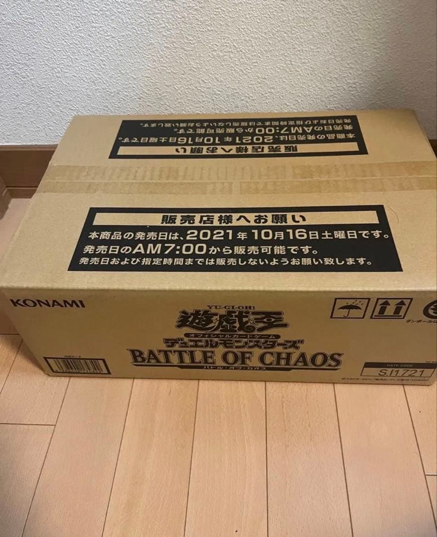 ☆新品未開封☆最安☆初版☆遊戯王 バトルオブカオス 1カートン 24BOX