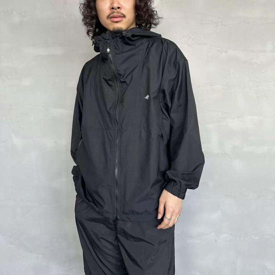 DANTONダントン ダントン ナイロンフードコート ブラック M - メルカリ