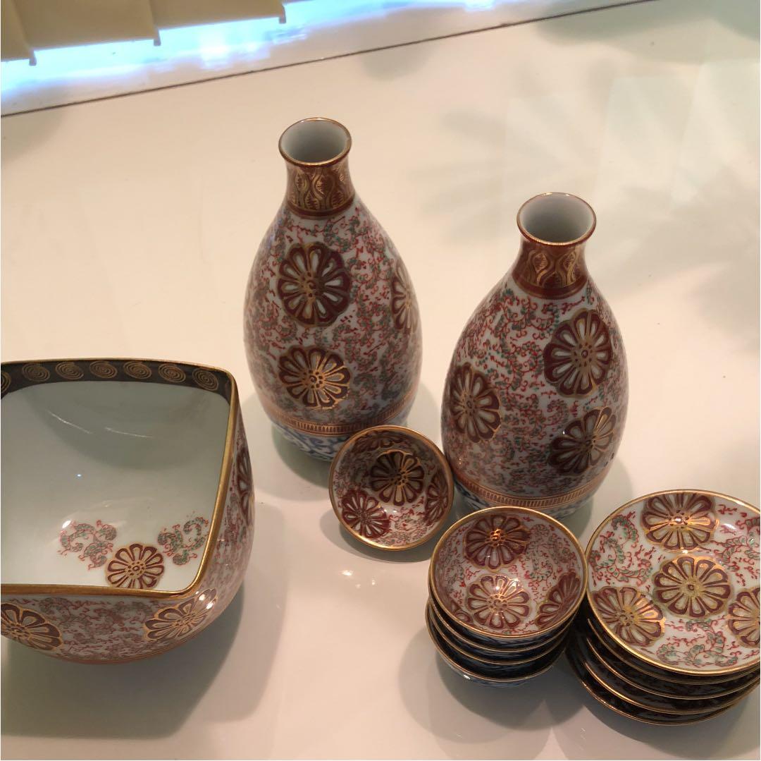 交渉に応じます100年くらい前の九谷焼＊お銚子セット - メルカリ