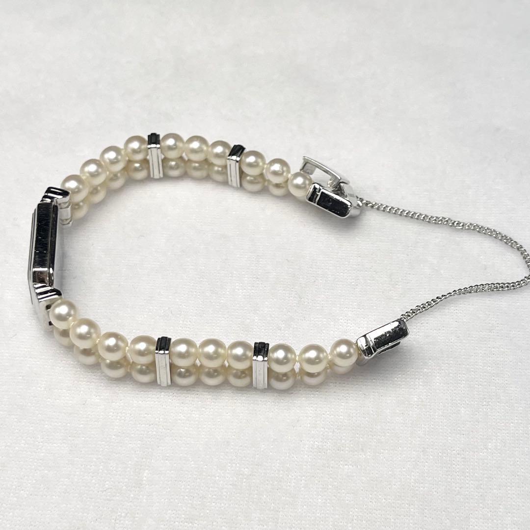 ミキモト 真珠 パール 腕時計 5.0mm STSTEEL BASEL