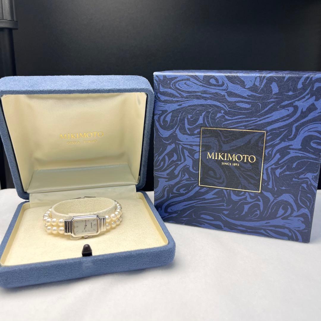 ミキモト 真珠 パール 腕時計 5.0mm STSTEEL BASEL